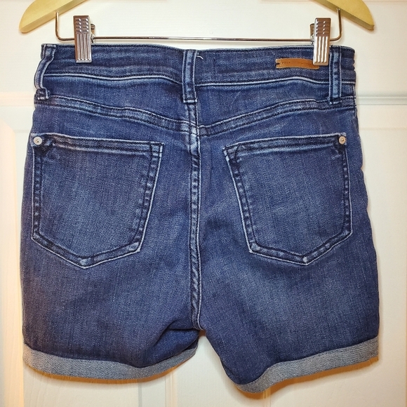 Pilcro and the Letterpress By Anthropologie High Rise Slim Jean Shorts Size 26 - Picture 3 of 8